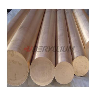China ASTM B196 Beryllium Copper Round Bars CuBe2 For Resistance Welding Electrode for sale