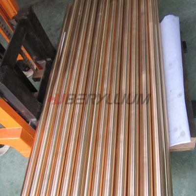 China ASTM Alloy 165 C17000 TM00 Beryllium Copper Rods Mill Hardened Good Wear Resistance for sale