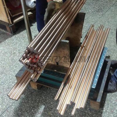 China BrB2 TD02 C17200 Beryllium Copper Rods Bars Good Electrical Conductivity for sale