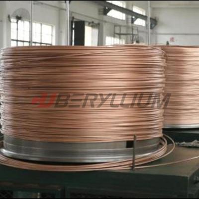 Chine Câblage cuivre CDA 172 de béryllium de Td01 C17200 1/4 amende dure pour l'électrode de soudure à vendre