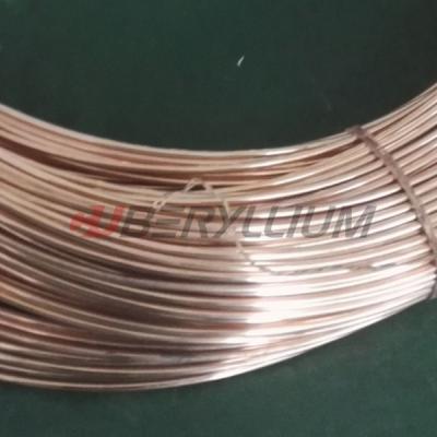 China Material Cuco2be CW104C Cobalt Copper Beryllium Wires UNS C17500 0.8mm 0.9mm 1mm for sale
