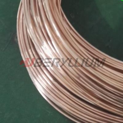 China Os fios de cobre das molas do berílio de Qbe2 ASTM B197 bobinam o processo de envelhecimento 0.1mm-1mm para à venda