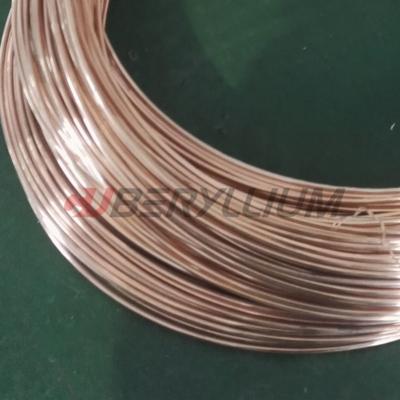 China Qbe2.0 Beryllium Copper Alloy Wire ASTM B197 For Welding Equipment  Rolling Mill Parts for sale