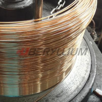 China ASTM B441 C17500 Beryllium Copper Heat Treatment Wires For Corrosion Resistant Components for sale