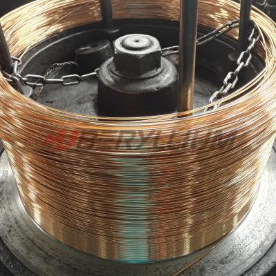 China 2,1285 fios de cobre do berílio do cobalto de CuCo2Be para a soldadura de emenda da soldadura de extremidade à venda