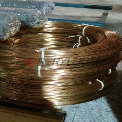 China UNS keine C17500 Cuco2be Kupferdrähte der Beryllium-Bronzedraht-Stärke-0.8mm zu verkaufen