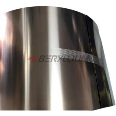中国 BrB2 Qbe2.0のベリリウムの銅のストリップ テープ厚さ0.12mmx250mmの堅い気性 販売のため