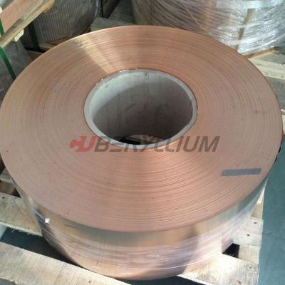 China Cinta de cobre TD04 del BeCu del berilio de UNS C17200 para EMI Shielding Finger en venta