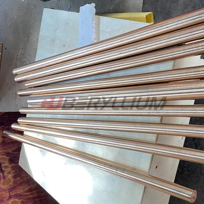 China Beryllium Copper Rods M25 C17300 Cube2Pb For Electrical Industry for sale