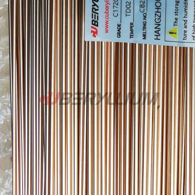 China Beryllium Copper Rod 17200 Grade 312 Dia. Sample Order 1 Piece for sale