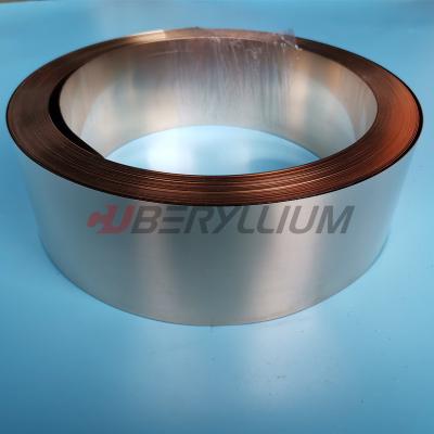 China Tiras de cobre 0.6mmt X 50mmw del berilio C17200 para el automóvil del zócalo de la batería en venta
