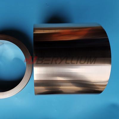 Chine bandes d'en cuivre du béryllium CuBe2 de 0.35mm sur la moitié d'état roulé dur de bobine à vendre