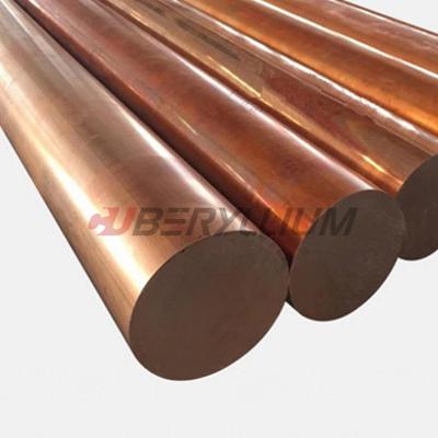 China High Conductivity Copper Round Bars For Heat Sink Inserts In Steel Plastic Molds à venda