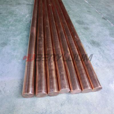 China ASTM B224 CuZr Copper Round Rod For Resistance Welding Electrodes for sale