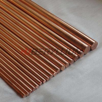 China Free Cutting ASTM C14500 Tellurium Copper Alloy Rod / Bar Shape for sale