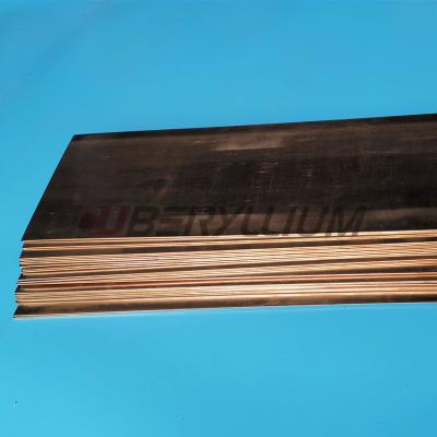 China CuBe2 BrB2 C17200 Beryllium Copper Sheet 6mm Polished For Electrical Industry for sale