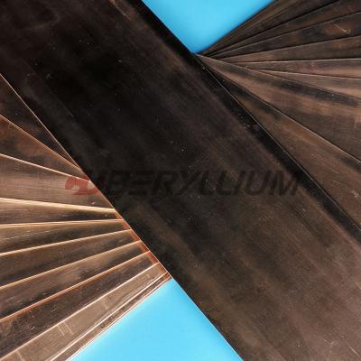 China BrB2 CuBe2 Beryllium Copper Plate 6x25x500 TD02 Temper For Oil Process Platform for sale
