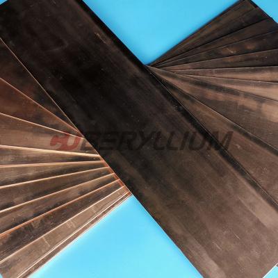 Chine Plaque de cuivre au béryllium ASTM B194 C17200 140 mm x 45 mm x 1810 mm grande feuille de cuivre à vendre
