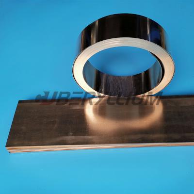 China Thermal Conductivity CuBe2 Beryllium Copper Strips For Spline Shafts / Pump Parts for sale