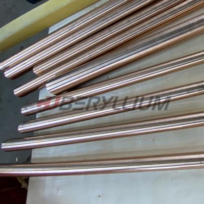 China Beryllium Bronze Alloy Rods M25 CuBe2Pb According To ASTM C17300 for sale
