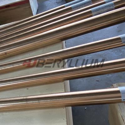 China C17510 RWMA Class 3 Beryllium Copper Round Rods Φ16 X 2000mm for sale