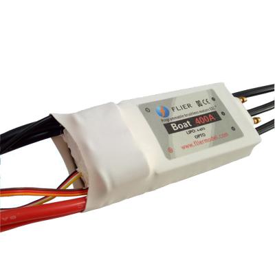 China Small Size RC Boat Motor Esc , HV 400A 12S Brushless Esc Speed Controller for sale