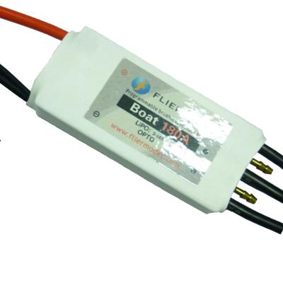 China Vinyl Material RC Marine Esc , RC 180A Water Cooled Esc Brushless Water Proof for sale