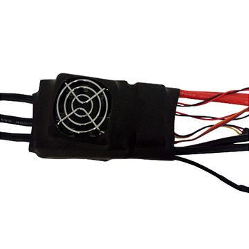 China Two Way RC Car Speed Controller 12S 400A Black Color For RC Monster Truck for sale