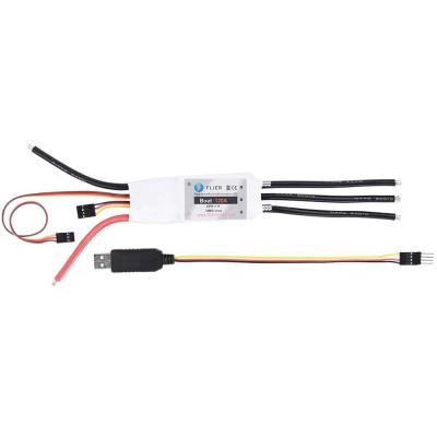 China Vinyl 10AWG Wire RC Boat ESC 3-7S Lipo 120A Ne Cd With 5V/2A BEC for sale
