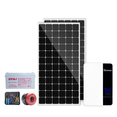 China Alibaba China Solar Power Home Panel System Hybrid Solar Panels 300watt 400watt 500watt in Singapore Solar Battery Installation Home Use à venda
