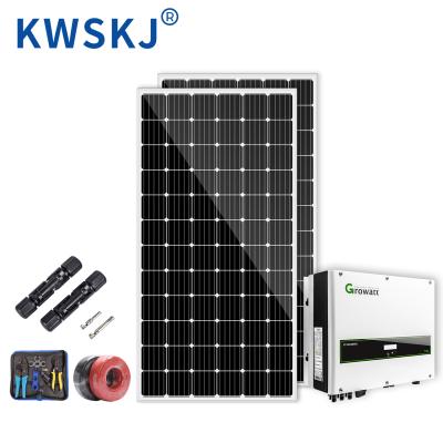 China 10kw home off grid solar power supply system power supply off grid sistema de energia solar on grid for home use à venda