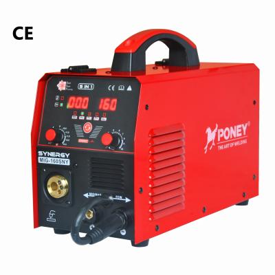 China MIG-160 Synergic MIG Welder 5kg Wire 3 In 1 Welding Machine​ 60% Duty Cycle for sale