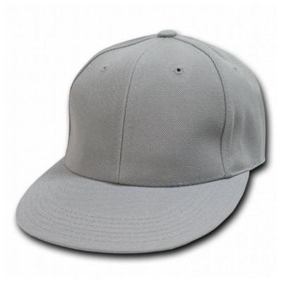 China Metallic Embroidery Flat White Visor Baseball Cap With 100% Heavy Brushed Cotton Or T / C for sale