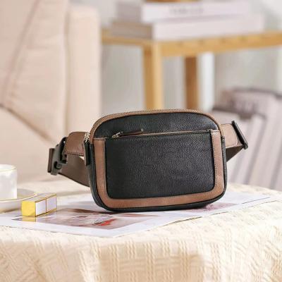 China NEW CROSS-BORDER CROSSBODY FANNY PACK WITH ADJUSTABLE STRAPS FAUX LEATHER FOR WOMEN for sale