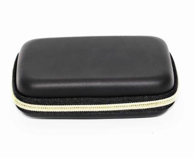 China Portable 1800D Polyester EVA Protective Case Zipper Black Bag for sale