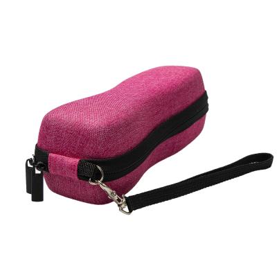 China Rose Red Nylon 900D EVA Travel Tool Case For Hair Removal Device for sale