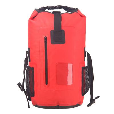 China Outdoor Waterproof PVC Tarpaulin Beach Bag Rucksack for sale