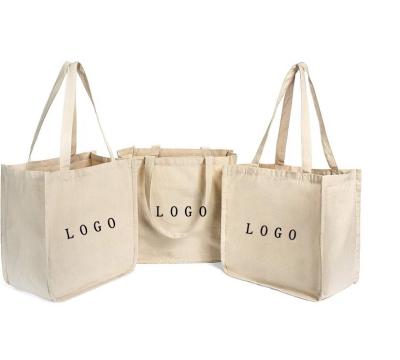 China Shopping Plane Natural Cotton Grocery Bag Promotional Tote Bag for sale