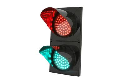 China RoHS Compliant 200mm Ball Traffic Light Red Green Sealed 50000 Hours Work Time for sale