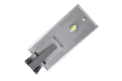 China Waterproof Intelligent 20W Integrated Solar Street Light Powered by Lithium Battery for sale