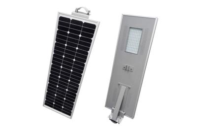 中国 80 ワットの太陽電池パネルが付いている屋外の太陽街灯 7200Lm の内腔/LED の街灯 販売のため