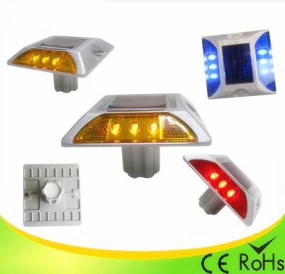 China IP68 Aluminum Shell Solar Led Road Stud With 1000M Visual Distance , Solar Cats Eyes for sale