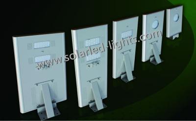 China 8-60 sensor de movimiento duradero solar integrado de la luz de calle del vatio PIR en venta