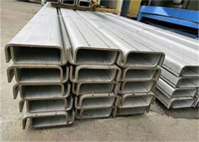 China Barra de aço inoxidável laminada a alta temperatura do feixe do canal de ASTM 410/410j1/410s/416/420 C e barra da calha de aço do feixe de U à venda