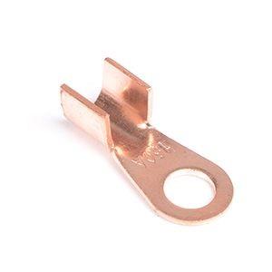 China OT Type Electric Power Fitting Copper Connectors Open Lug for sale