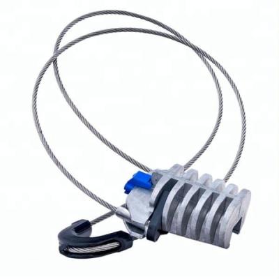 China 10KN ADSS Cable Fittings , Figure 8 Cable Tension Clamp for sale
