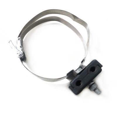 China Overhead Fiber Optic Cable Downlead Clamp For OPGW for sale