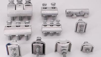 China Tooth Type Aluminum Parallel Groove Clamps for sale