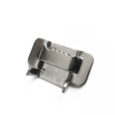 China SS201 304 316 Stainless Steel Strapping Clips For Pole Strap for sale