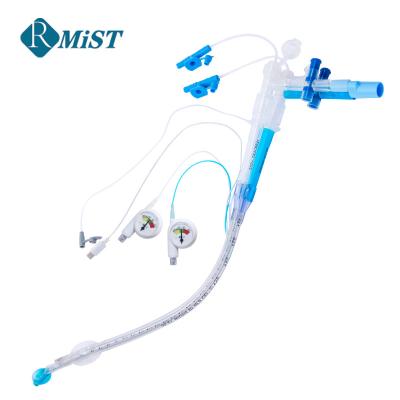 中国 ICUの倍の内腔によって平手打ちされるTracheostomyの管の気管のCannula 販売のため
